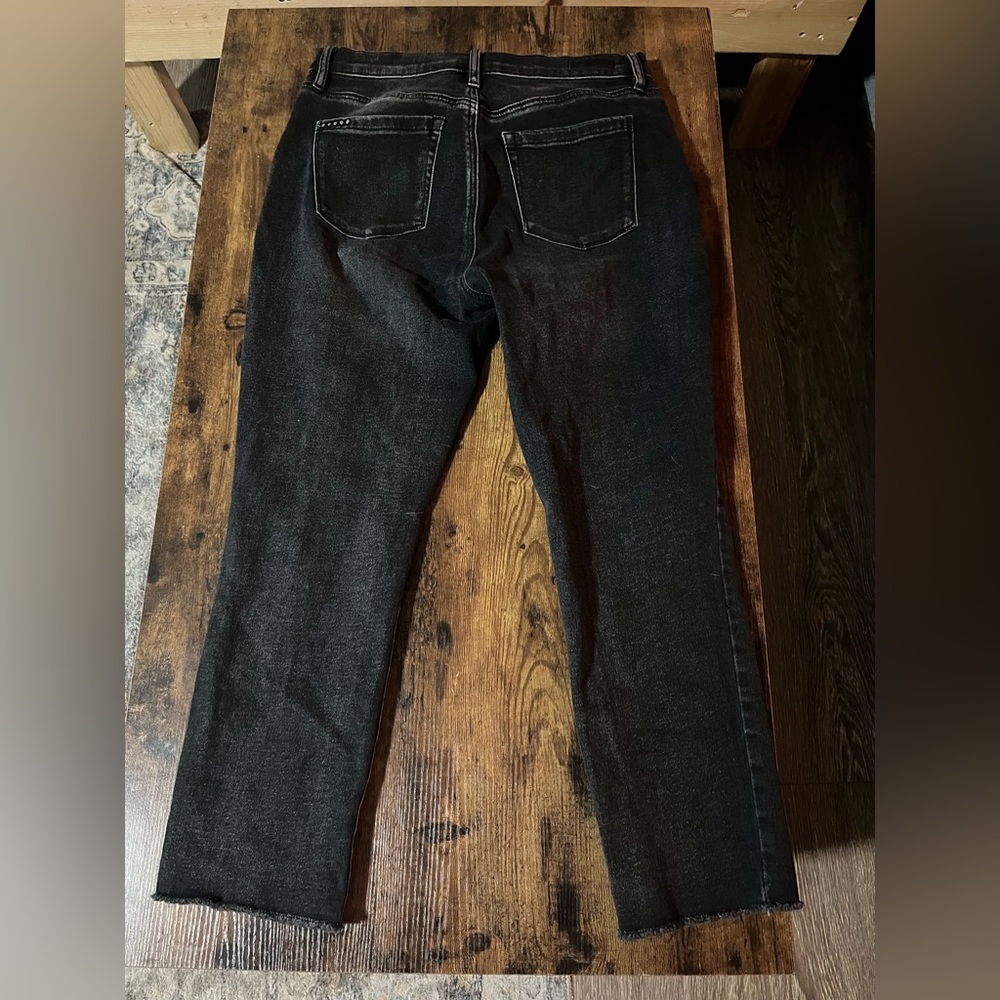 Blank‎ NYC Black Madison Crop Jeans Size 30 - Picture 4 of 6